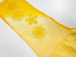 正絹　振袖用　絞り　帯揚げ